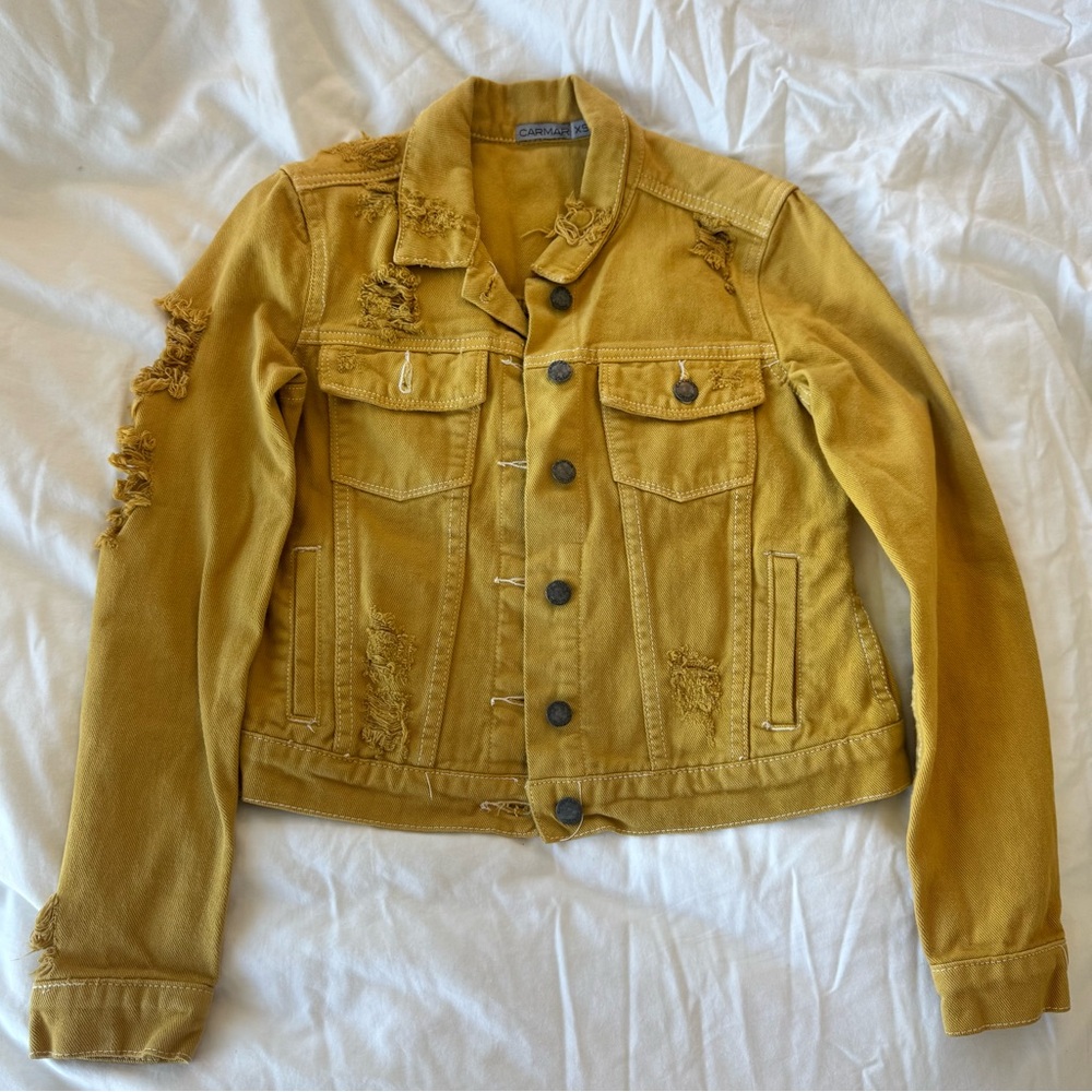 Carmar Women Mustard Demin Jacket